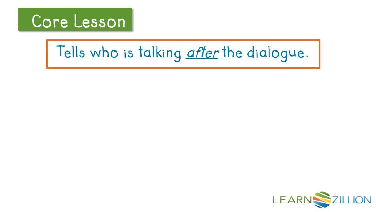 Understanding Dialogue in Text
